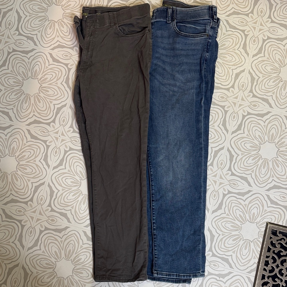 Lee Extreme Motion Blue and Gray Jeans